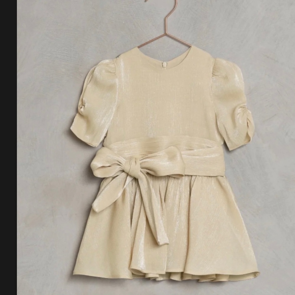 NoraLee Josephine Dress in Metallic Champagne - Picture 3 of 8